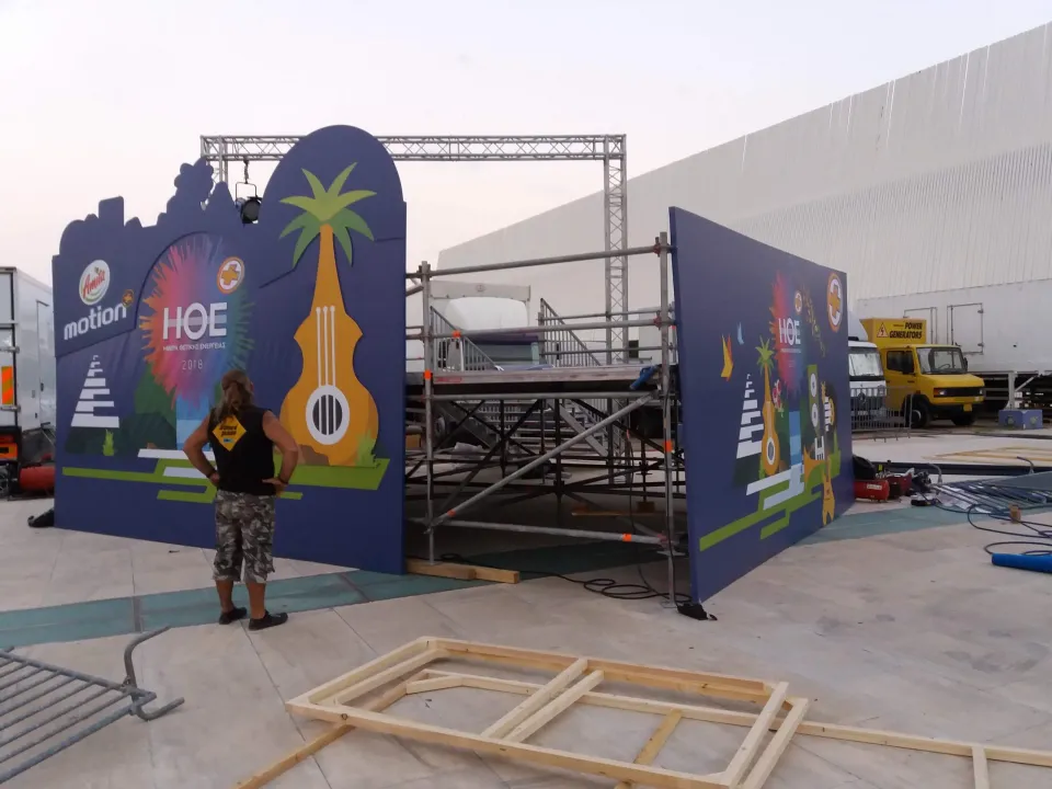 Κατασκευή & εκτυπώσεις για συναυλιακό event, φωτογραφία 1